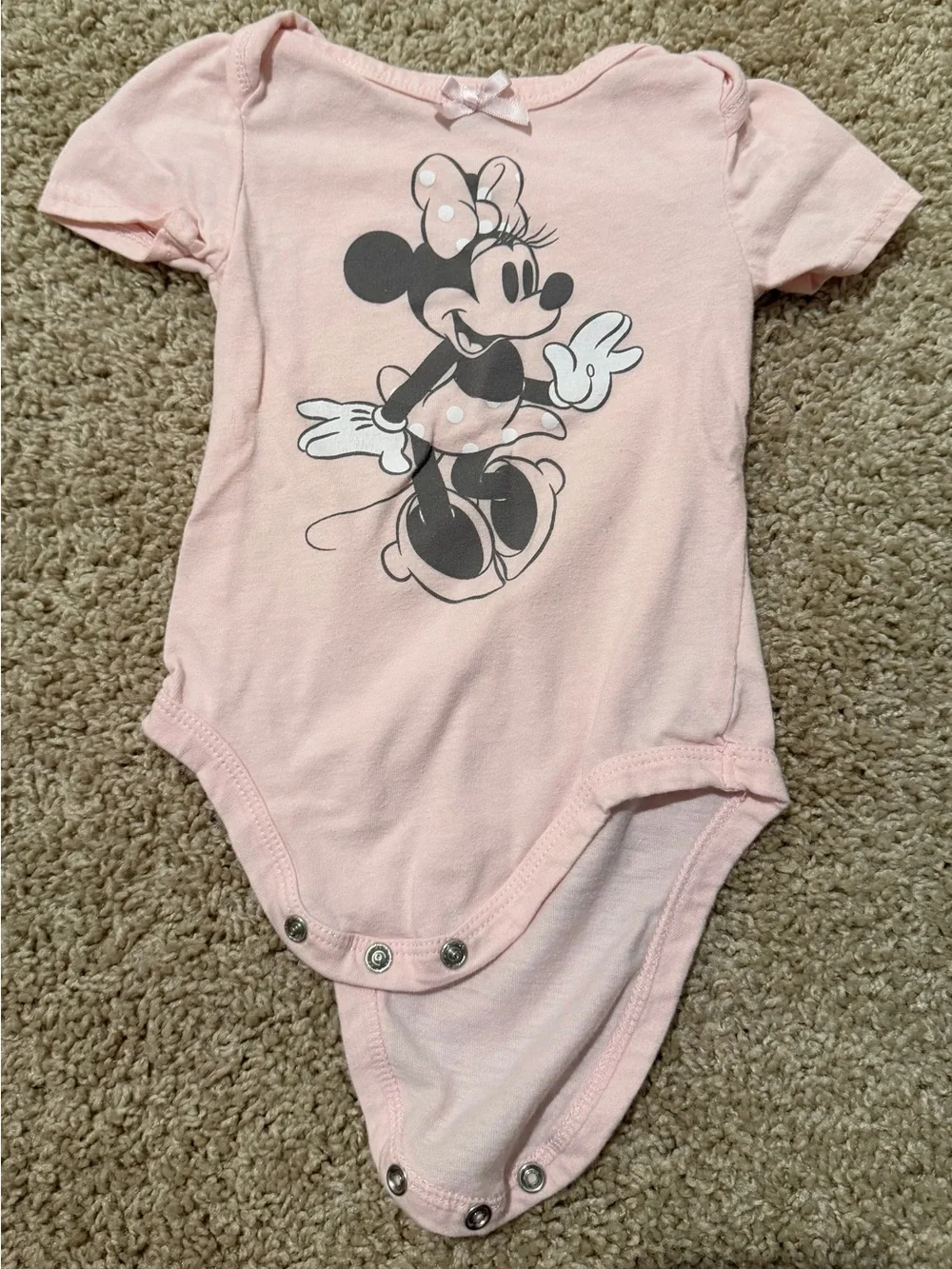Disney Minnie Mouse Baby Girl Cotton 7 Pack Polka Dot Size 12-18 Months